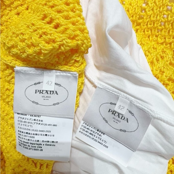 Authentic Prada Vibrant Yellow Knit Top - Picture 6 of 8
